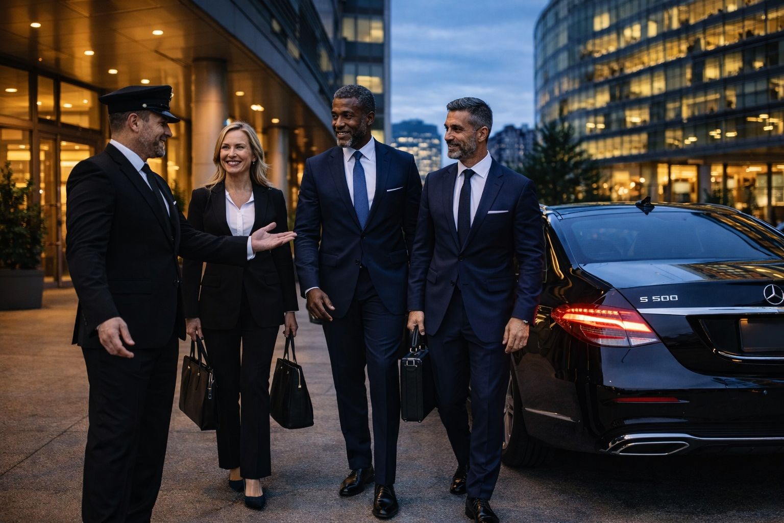 Cadillac Escalade used for corporate SUV transportation service in Boston